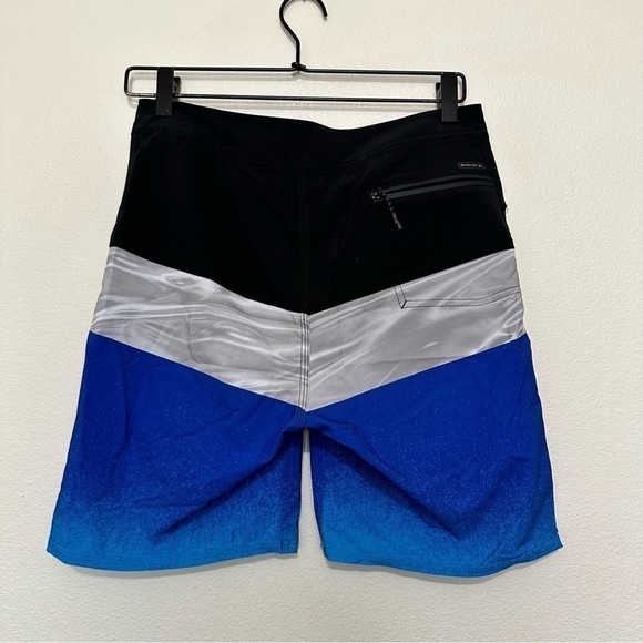 Quicksilver high-line dry flight water repellent 4 way stretch black and blue 28 - Picture 4 of 4